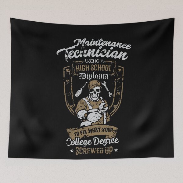 Item preview, Maintenance Technician High School Diploma designed and sold by Clinton Thomas.