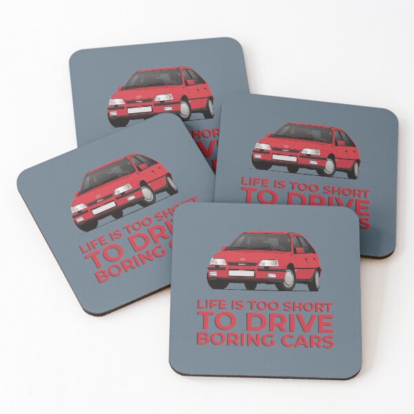 Item preview, Life is too short to drive boring cars - Red Kadett E GSi designed and sold by knappidesign.