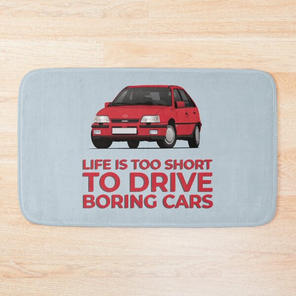 Item preview, Life is too short to drive boring cars - Red Kadett E GSi designed and sold by knappidesign.