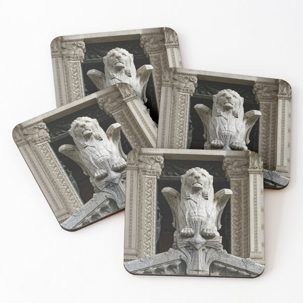 Item preview, Entrance to the Basilica of Fourviere guarded by the winged lion designed and sold by KERES Jasminka.