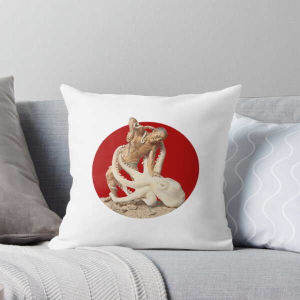 Item preview, Japanese Flag - Man Knifing a Big Octopus  designed and sold by weavernap.