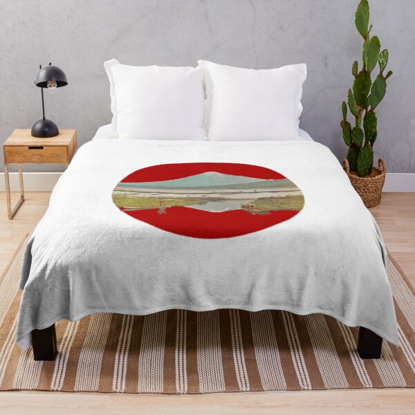 Item preview, Japanese Flag - Mount Fuji as seen from Kashiwabara designed and sold by weavernap.