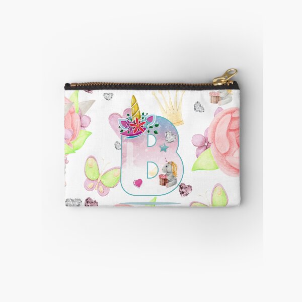 Item preview, Unicorn, Monogrammed B, Initial B, Alpha B, Cute Unicorn designed and sold by purplesensation.