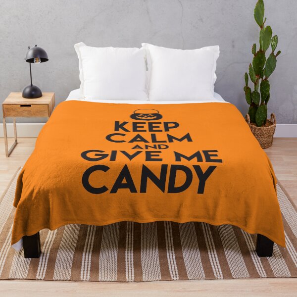 Item preview, Keep Calm & Give Me Candy - Funny Kids Halloween Shirt designed and sold by bkfdesigns.