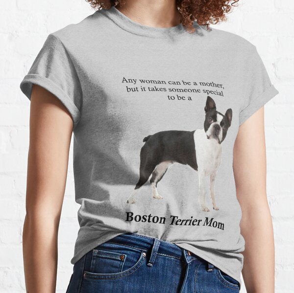 Boston terrier outlet mom shirt