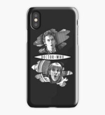 The Doctor and Donna Noble (with DW Logo) iPhone Case