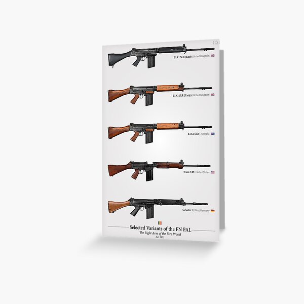 FN FAL - Right Arm of the Free World (1) Greeting Card