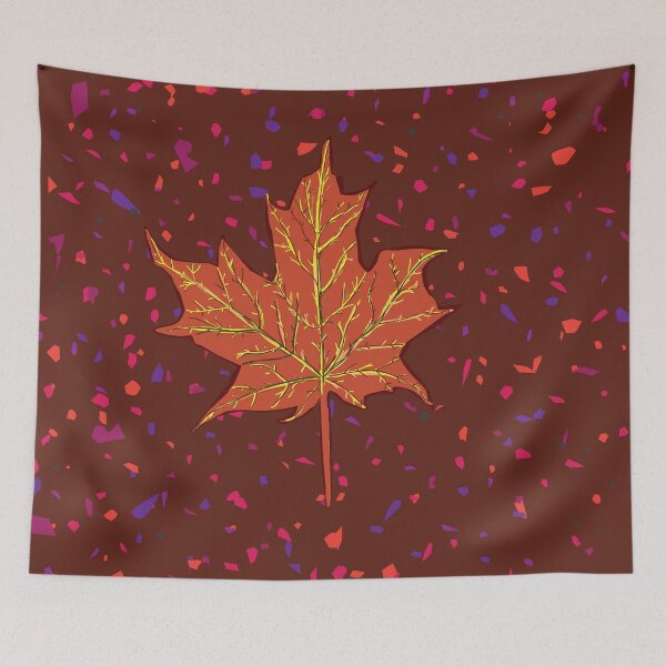 Item preview, Autumn Colors Maple Leaf Botanical Drawing  designed and sold by Manitarka.