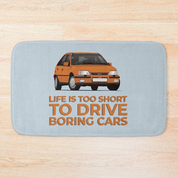 Item preview, Life is too short to drive boring cars - Orange Astra GTE designed and sold by knappidesign.