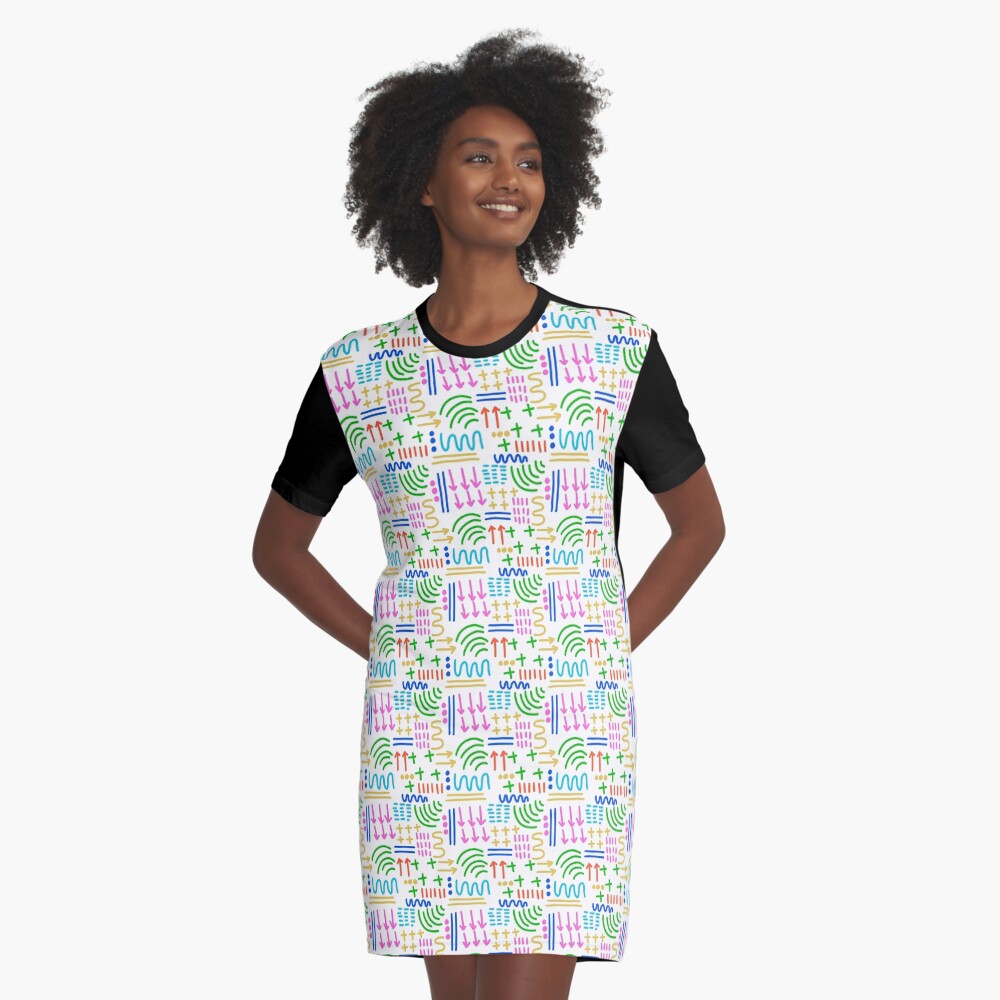 Item preview, Graphic T-Shirt Dress designed and sold by LilyBurgess.