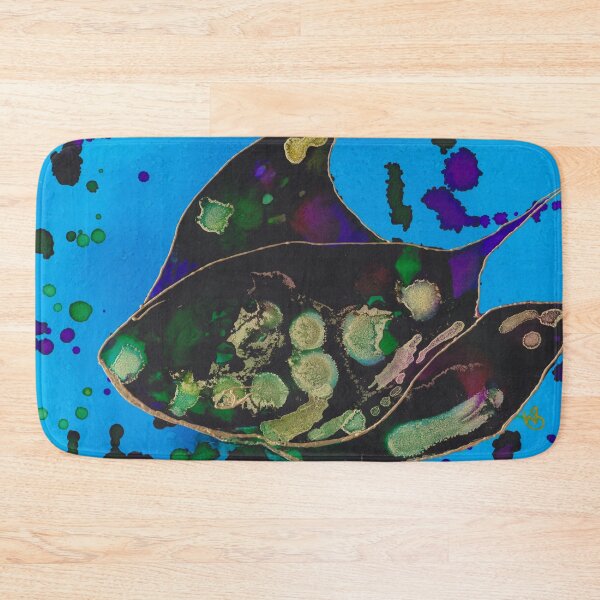 Item preview, Sting Ray Alcohol Ink Painting Digital Print designed and sold by Red Sakura Studio.