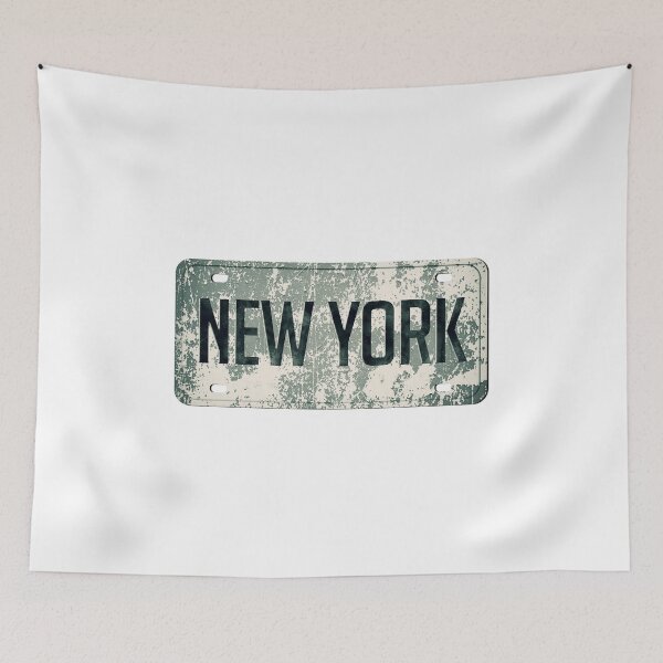 Item preview, New York (Metal Plate Green) designed and sold by SassyClassyMe.