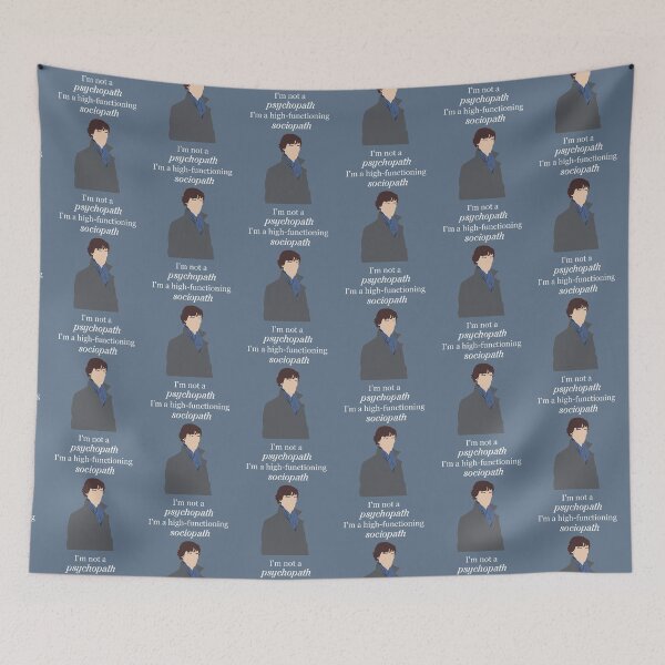 Item preview, Sherlock BBC - I'm not a Psychopath designed and sold by OutlineArt.