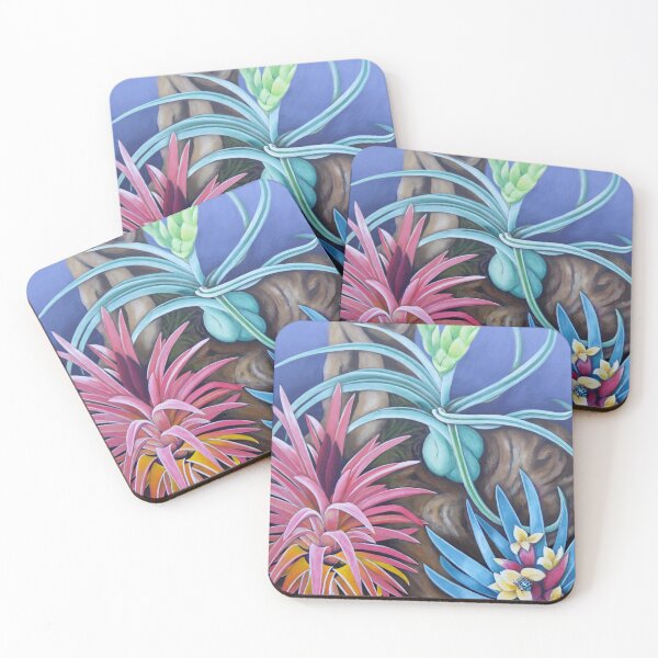 Item preview, Blue Banded Bee Bromeliads designed and sold by artbyelly.