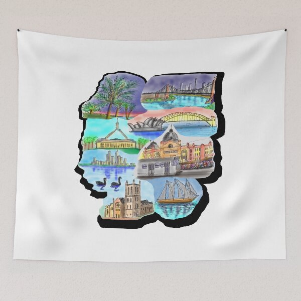 Item preview, Capital cities of Australia designed and sold by davidfraser.