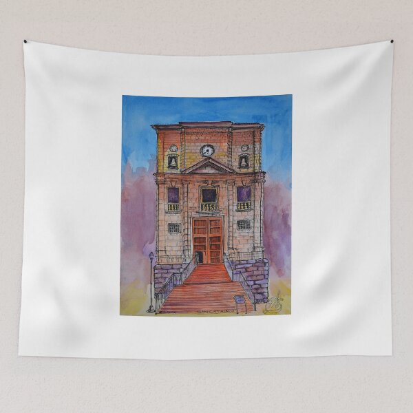 Item preview, Watercolor sketch - Chiesa d San Cataldo. Enna, Sicily designed and sold by Igor Pozdnyakov.