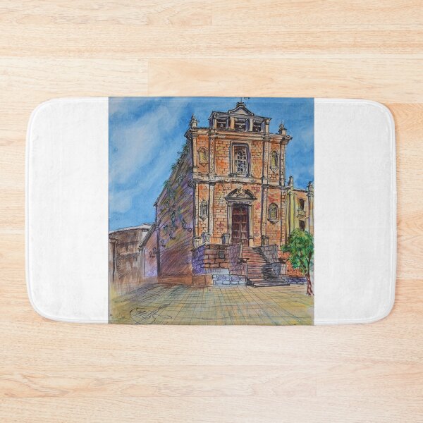 Item preview, Watercolor sketch - Chiesa di Santa Chiara. Enna, Sicily designed and sold by Igor Pozdnyakov.