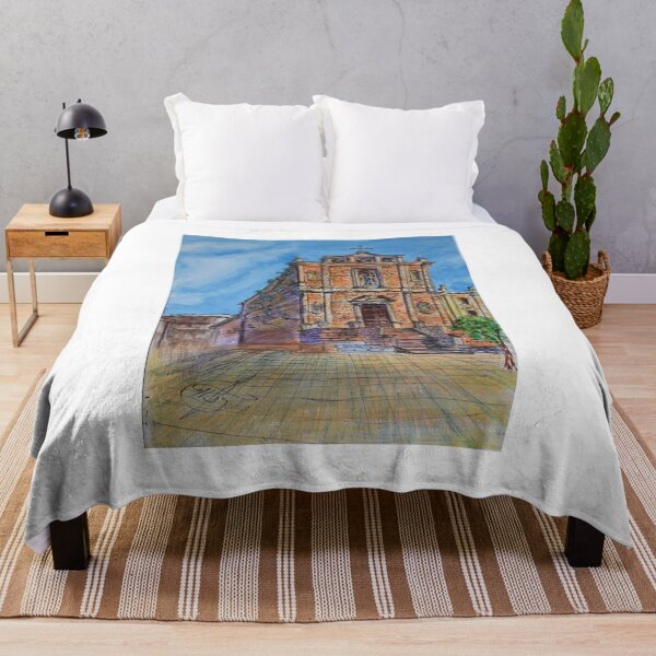 Item preview, Watercolor sketch - Chiesa di Santa Chiara. Enna, Sicily designed and sold by Igor Pozdnyakov.