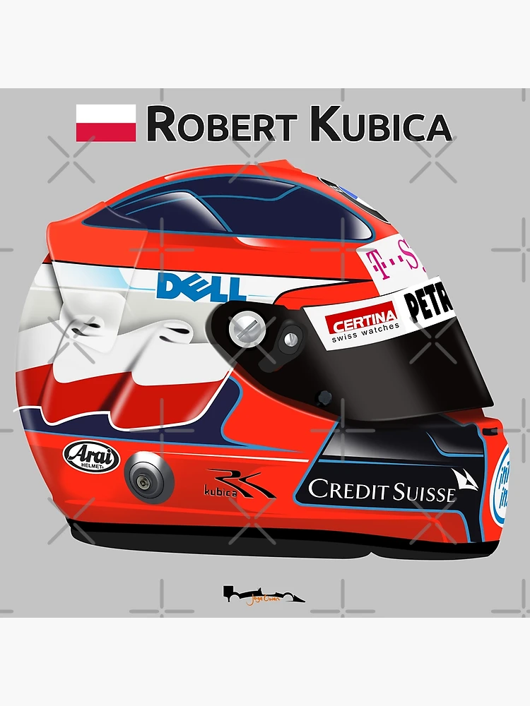 Robert Kubica - 2008 Helmet with text