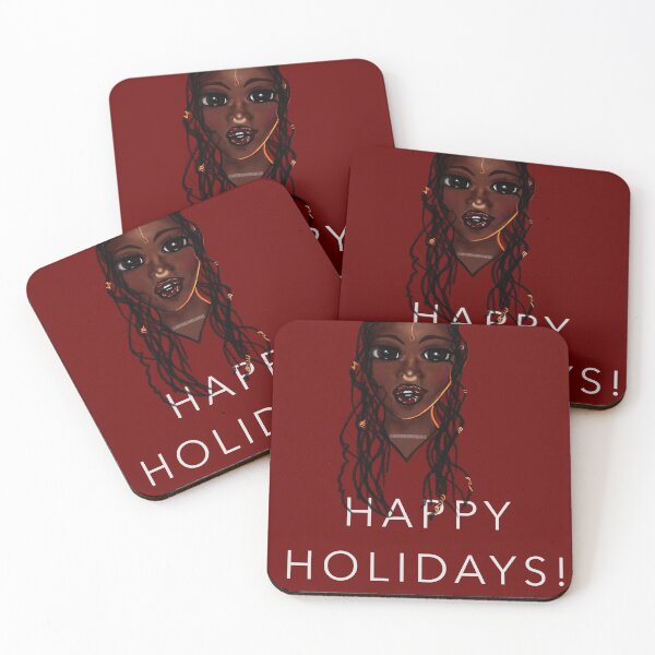 Item preview, Holiday Cards theme - Sister Locs designed and sold by ArtBecomesHer2.