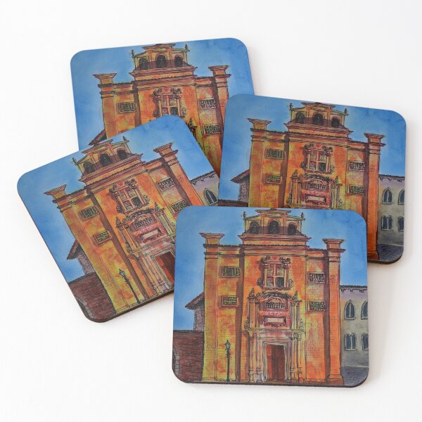 Item preview, Watercolor sketch - Chiesa di San Michele Arcangelo. Enna, Sicily designed and sold by Igor Pozdnyakov.