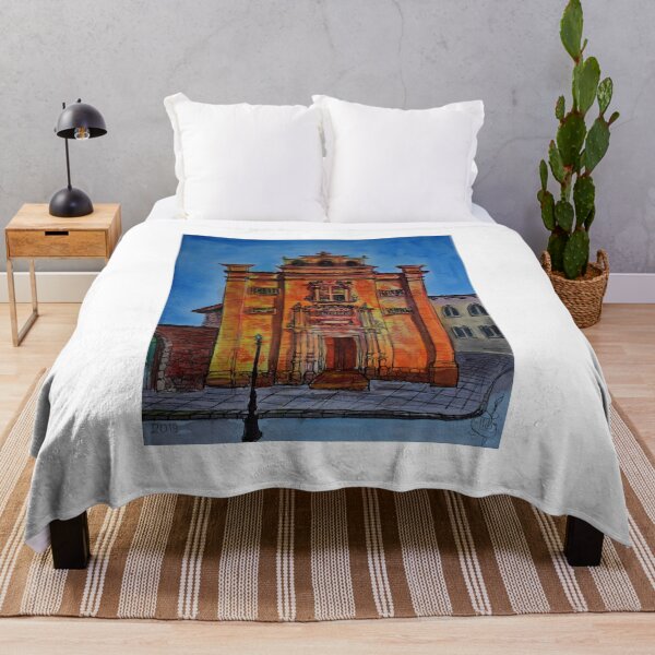 Item preview, Watercolor sketch - Chiesa di San Michele Arcangelo. Enna, Sicily designed and sold by Igor Pozdnyakov.