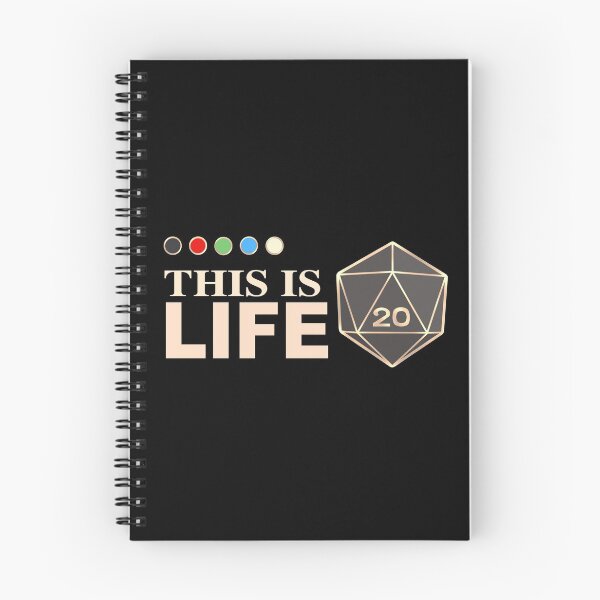 Item preview, This Is Life (D20 Mana Colors) designed and sold by AHundredAtlas.