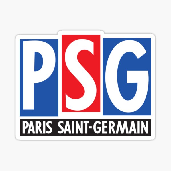PSG Logo 1992-1996 Sticker