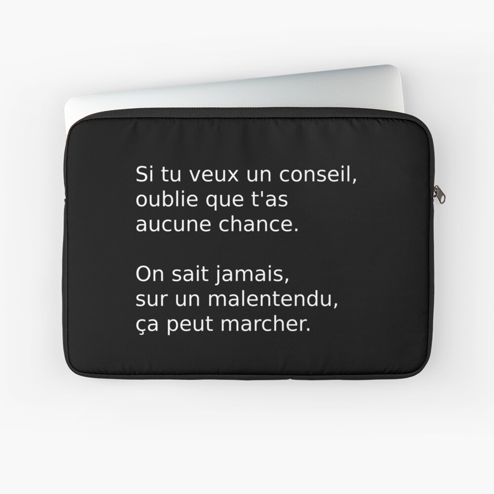 Si Tu Veux Un Conseil Oublie Que T as Aucune Chance Jean Claude" iPhone Case for Sale by Yoggourt | Redbubble