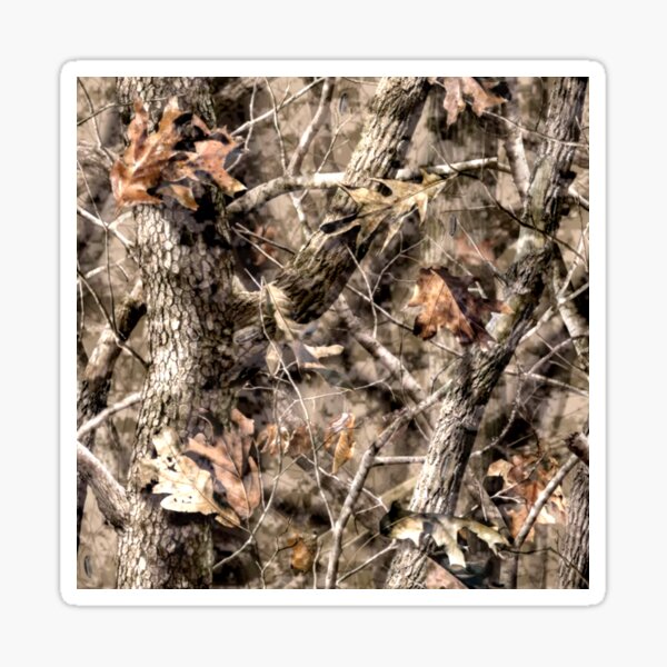 Hunting Camo Sticker