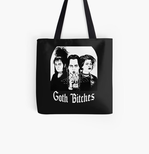 Wednesday Addams Not Invited To My Funeral Gothic Tote Bag By Arrowroottees Redbubble