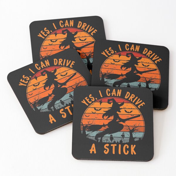 Item preview, Yes I Can Drive a Stick Gift Scary Halloween Witch Costume  designed and sold by Nikolaienko Artem.