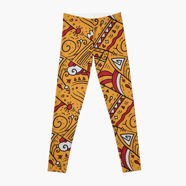 Tribal Art Pattern 10 Leggings