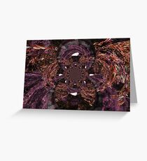 Sprial Out Of Control Greeting Card