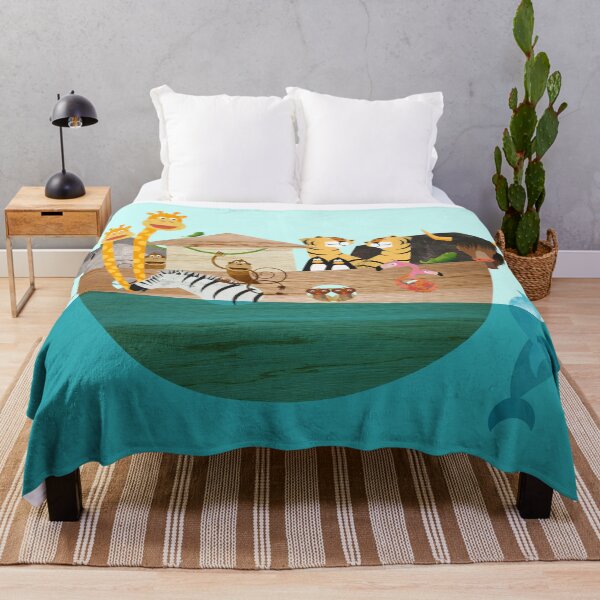 Item preview, Kids Room Illustration Noah’s Ark - All animals aboard designed and sold by Pia Kolle.