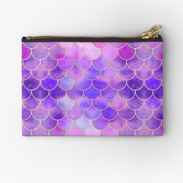 Artikel-Vorschau von Ultra Violet & Gold Mermaid Maßstabsmuster, designt und verkauft von tanyadraws.