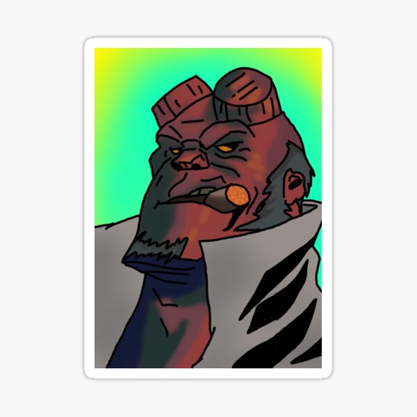 Awe heck, boy Sticker