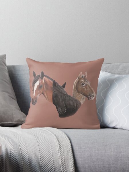 Aperçu de l'œuvre Trio chevaux LG créée et vendue par Pitema.