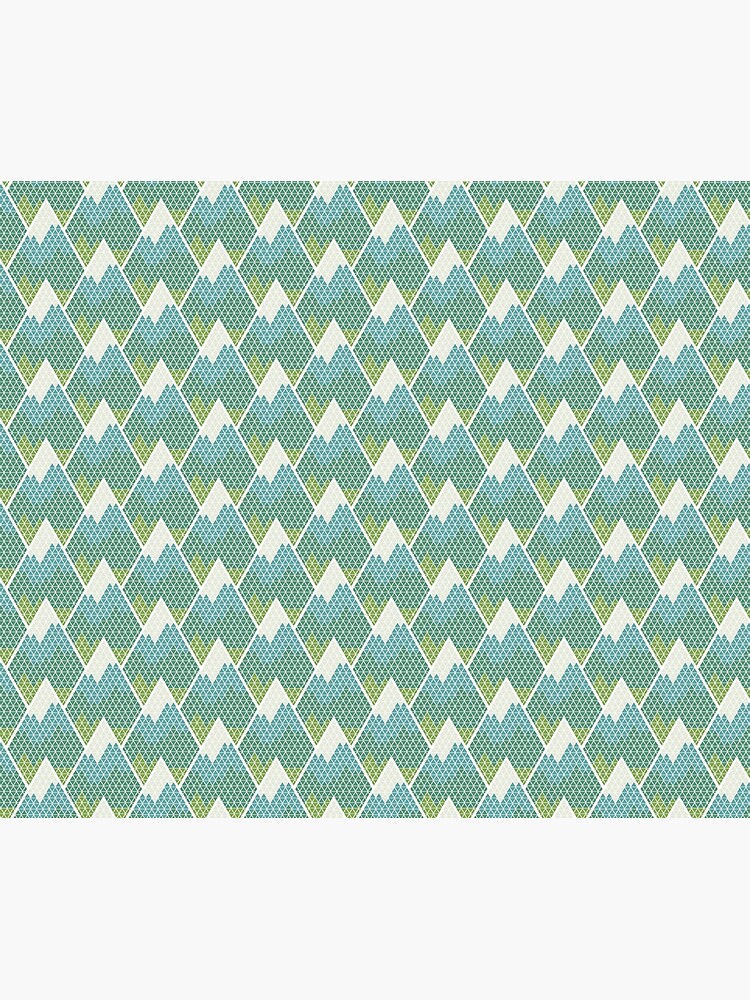 Geometric Mountain Pattern by DOODL