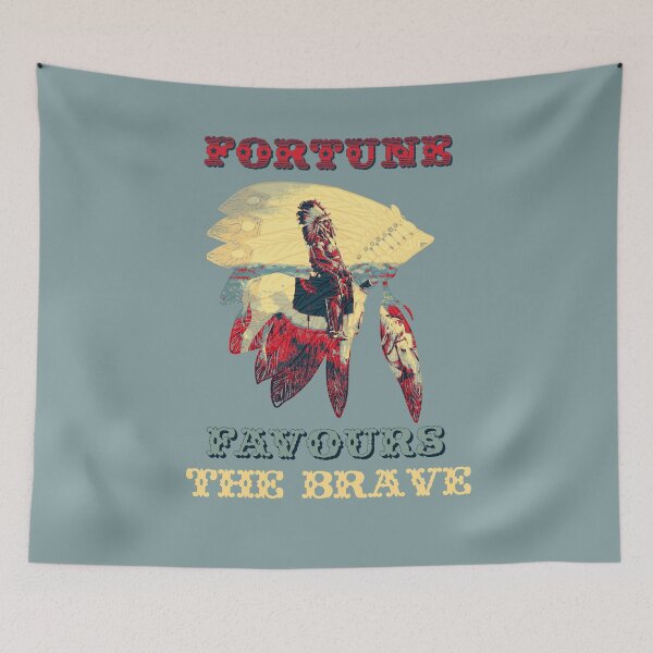 Item preview, Fortune Favours the Brave designed and sold by MarbleCloud.