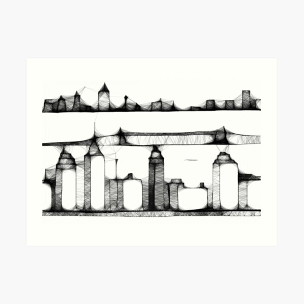 City scape Art Print