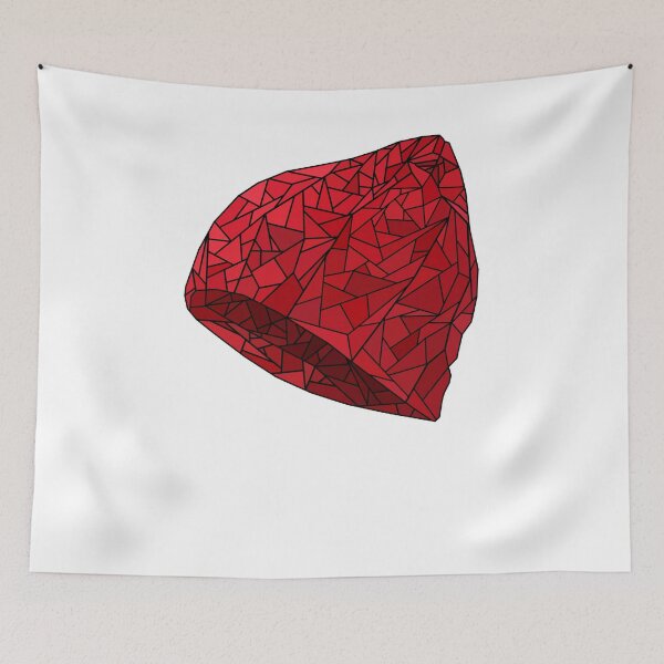 Item preview, Red beanie tøp geometric designed and sold by Cliquehearts.