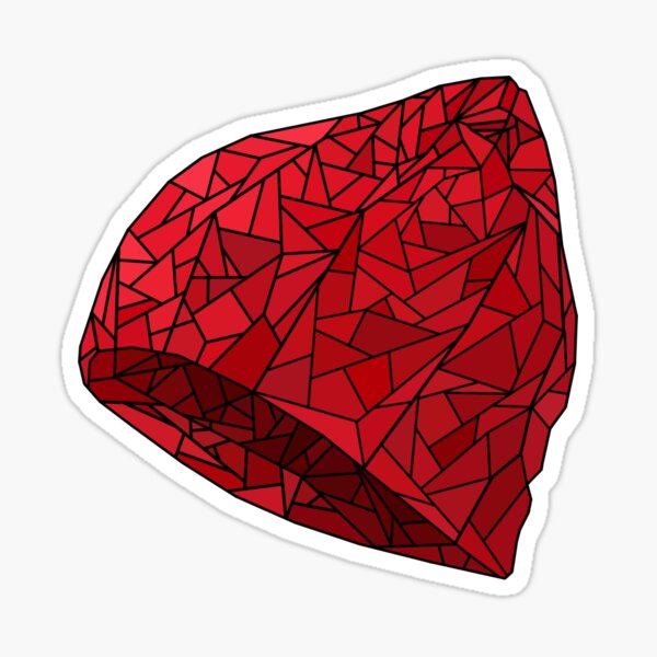 Item preview, Red beanie tøp geometric designed and sold by Cliquehearts.