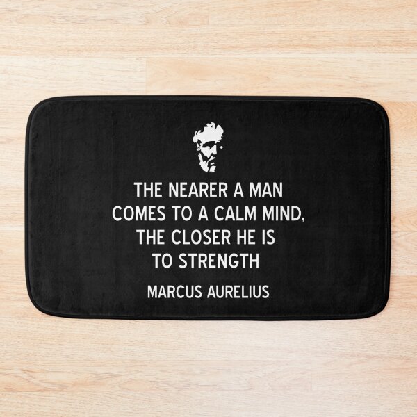 Item preview, Stoicism Quote on Strength and Calm Mind by Marcus Aurelius designed and sold by jutulen.