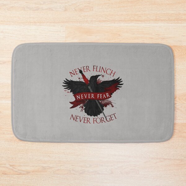 Item preview, 'Never Flinch, Never Fear, Never Forget' | Nevernight designed and sold by Zulfa Begum.