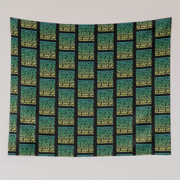 Item preview, You Americans  all you do is talk! So shutup designed and sold by PODLizardWizard.