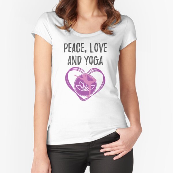 Item preview, Love Yoga Gift for Yogis Peace, Love and Yoga Gift designed and sold by tispy.