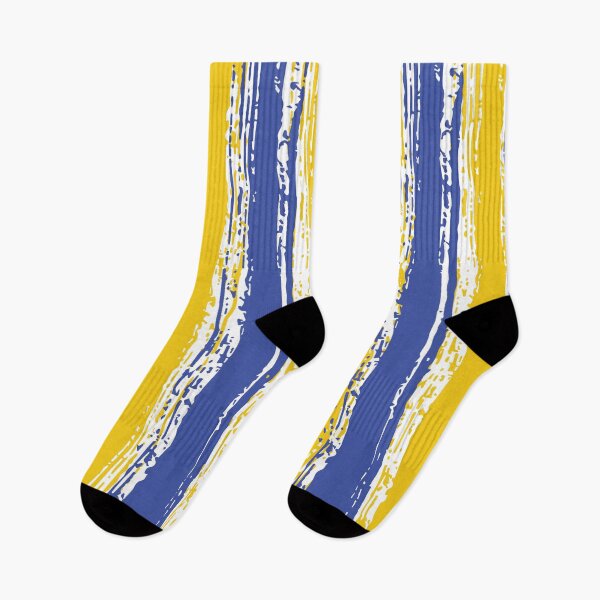 Item preview, Blue, White & Yellow Stripes designed and sold by Mia Harper Design.