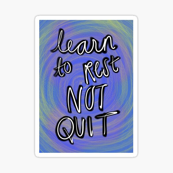 Rest Sticker