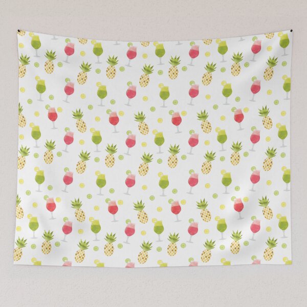 Item preview, Tasty Tropical Summer Fruits Pattern designed and sold by tanyadraws.